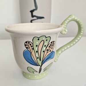 Blue Sky Pedestal Mug